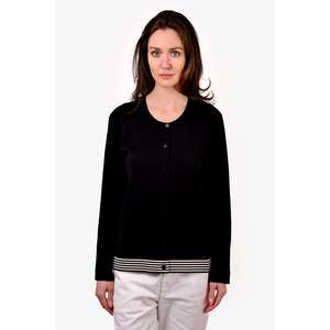 Pre-loved Chanel™ Black Button Cardigan Size 44